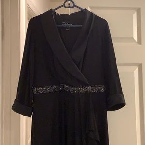 Beautiful black tuxedo gown